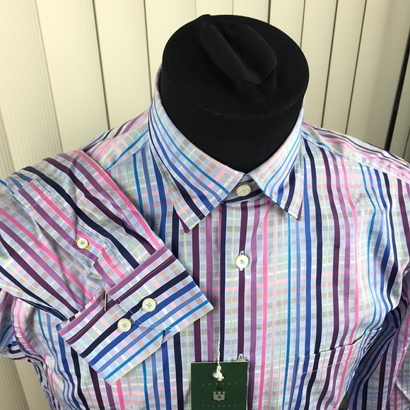 Robert Talbott Plaid Button Down Shirt - Picture 3 of 3